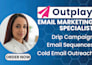 setup outplay cold email outreach outplay automated drip campaign